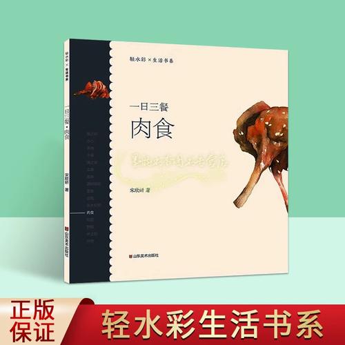 肉食 宋欣妍著水彩畫繪畫技法青少年繪畫培訓機構水彩教程教學教材